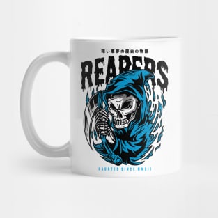 Reapers Haunted Since: A Retro and Macabre T-Shirt for Bikers and Choppers Mug